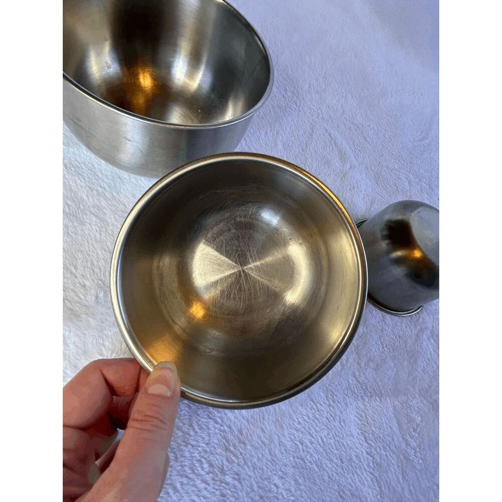 Three Metal Nesting Bowl Set, Kitchen, Cooking/Baking Set - Picture 2 of 8